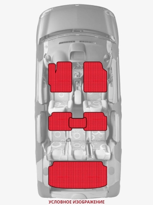 ЭВА коврики «Queen Lux» комплект для Audi A4 Avant (B9)